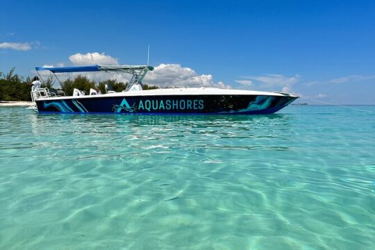 Private Tour 45ft Powerboat to Nearby Islands